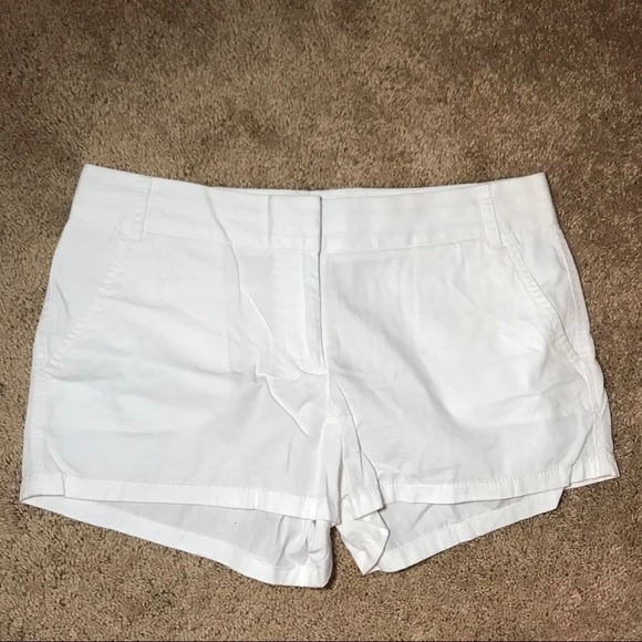 J. Crew Pants - White J. Crew 3” Inseam Chino Shorts